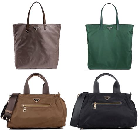 prada brown nylon tote|prada vela nylon tote.